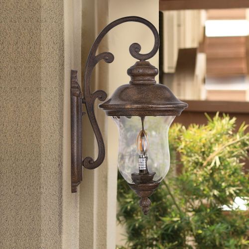 Vintage Outdoor Wall Lantern, Weatherproof Exterior Sconce Light with Clear Glass Shade, Waterproof Wall Mount Light Fixture for Patio, Porch Vintage Outdoor Wall Lantern, Weatherproof Exterior Sconce Light with Clear Glass Shade, Waterproof Wall Mount Light Fixture for Patio, Porch