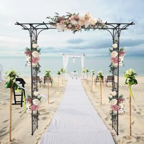 Flat Roof Wrought Iron Arches Plant Climbing Frame (Option: as picture)