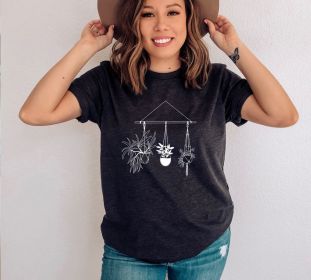Just One More Plant Shirt, Plant Lady T-Shirt, Plant Lover Gift, Gardening Shirt, Plant Mom Shirt, Gardening Shirt, Plant Mom Shirt, (size: large)